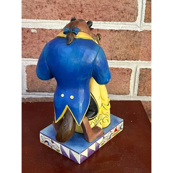 Disney Traditions Belle & The Beast Love Conquers All Figurine - Jim Shore - Picture 5 of 11